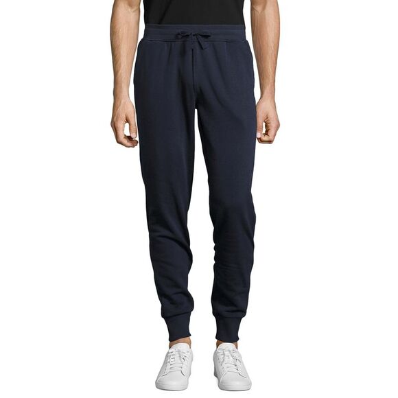 SOLS Mens Jake Slim Fit Jogging Bottoms / French Navy - Picture 2 of 5
